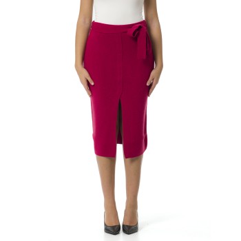 Gonna Emporio Armani con spacco e cintura