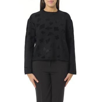 Maglia girocollo Emporio Armani in misto viscosa