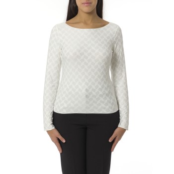 Maglia a fantasia geometrica Emporio Armani