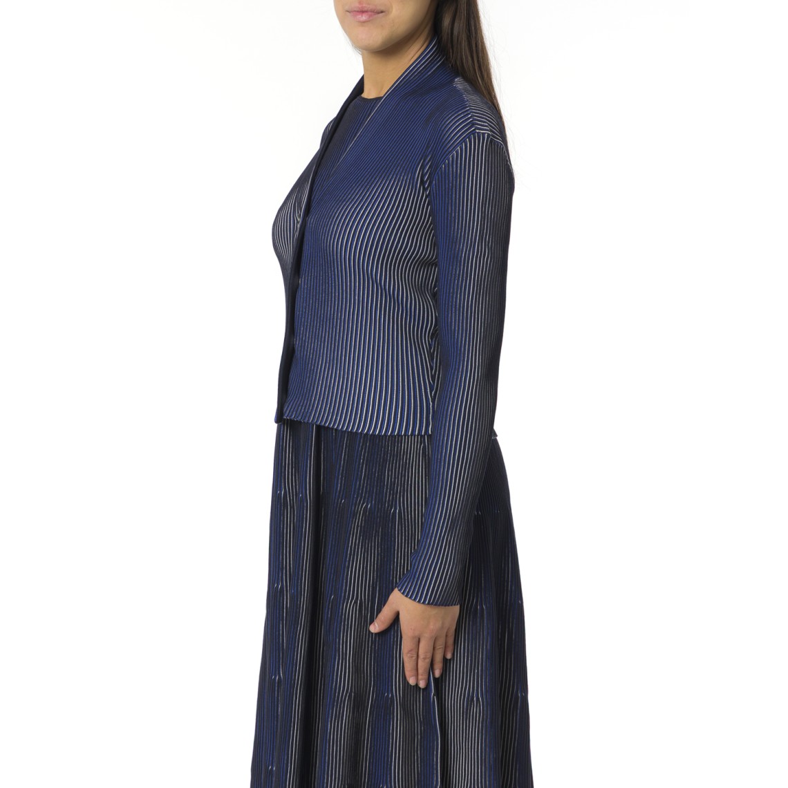 Cardigan effetto vanisé con scollo a V Emporio Armani