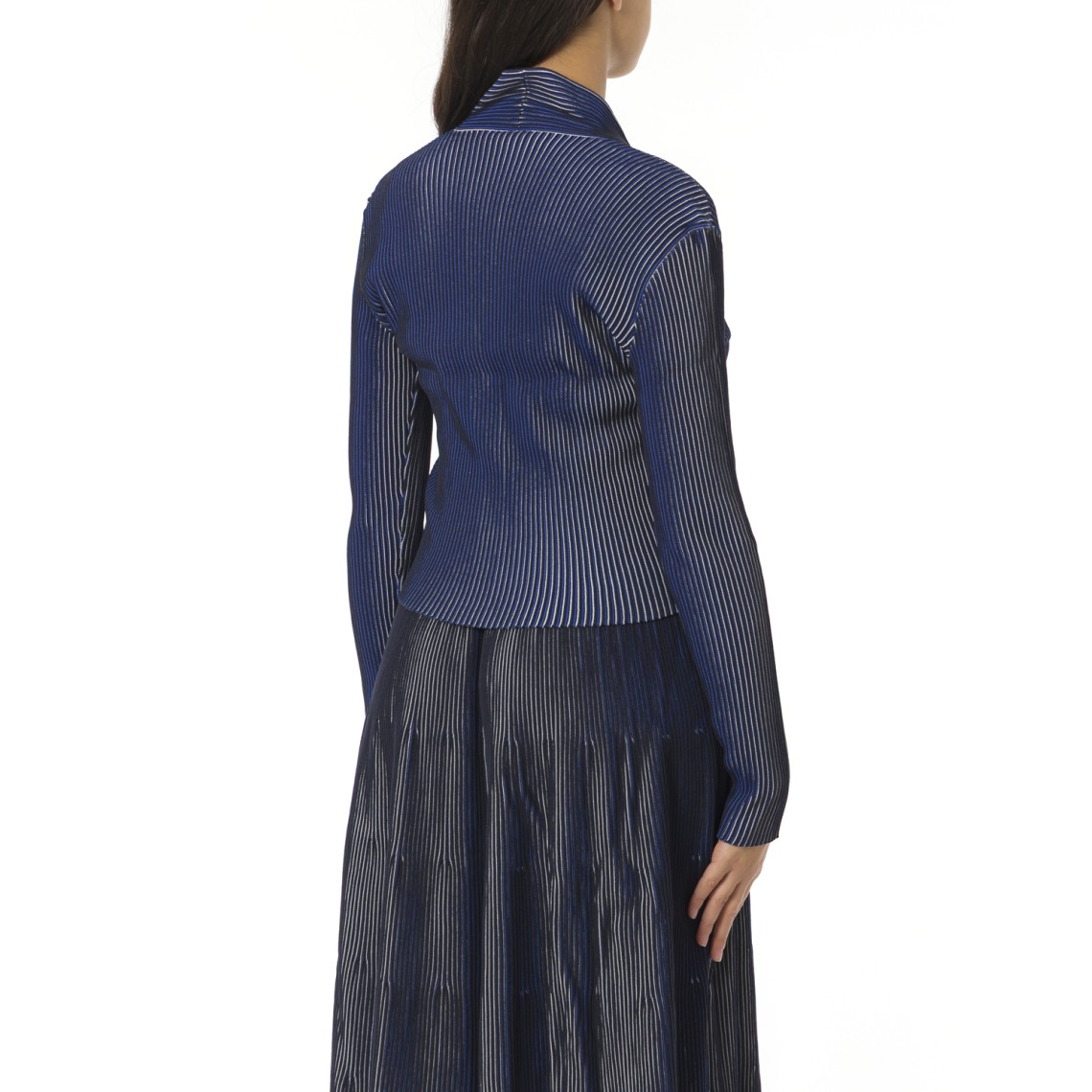 Cardigan effetto vanisé con scollo a V Emporio Armani