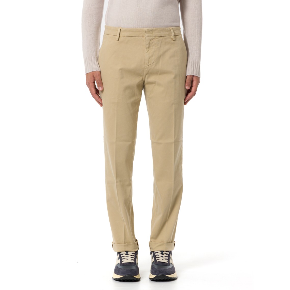 Pantalone chino Gaubert Dondup in cotone stretch