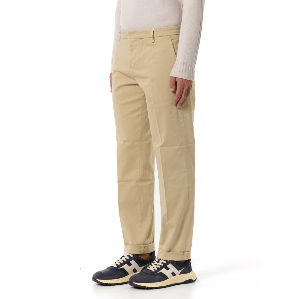 Pantalone chino Gaubert Dondup in cotone stretch