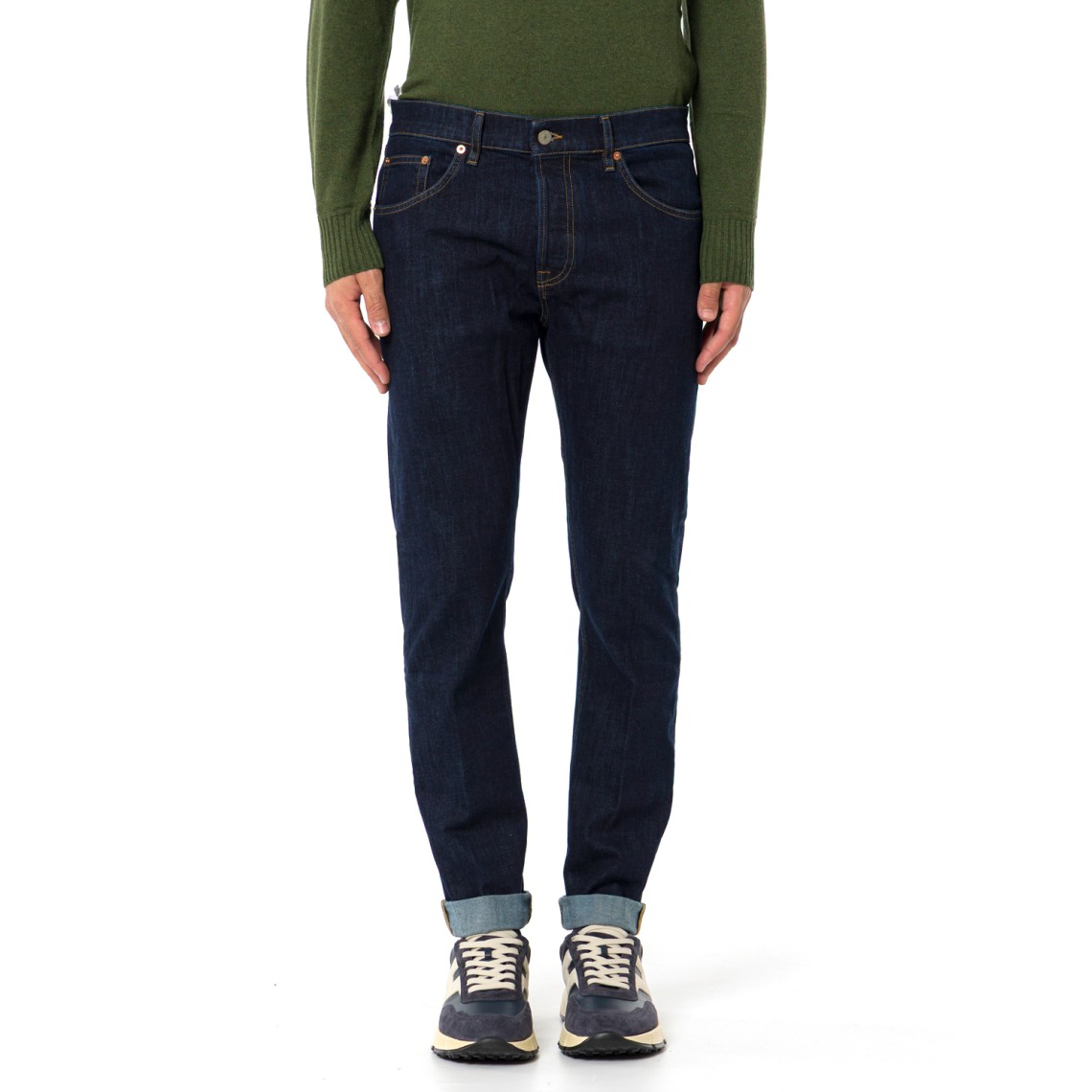 Jeans Icon Dondup in denim di cotone