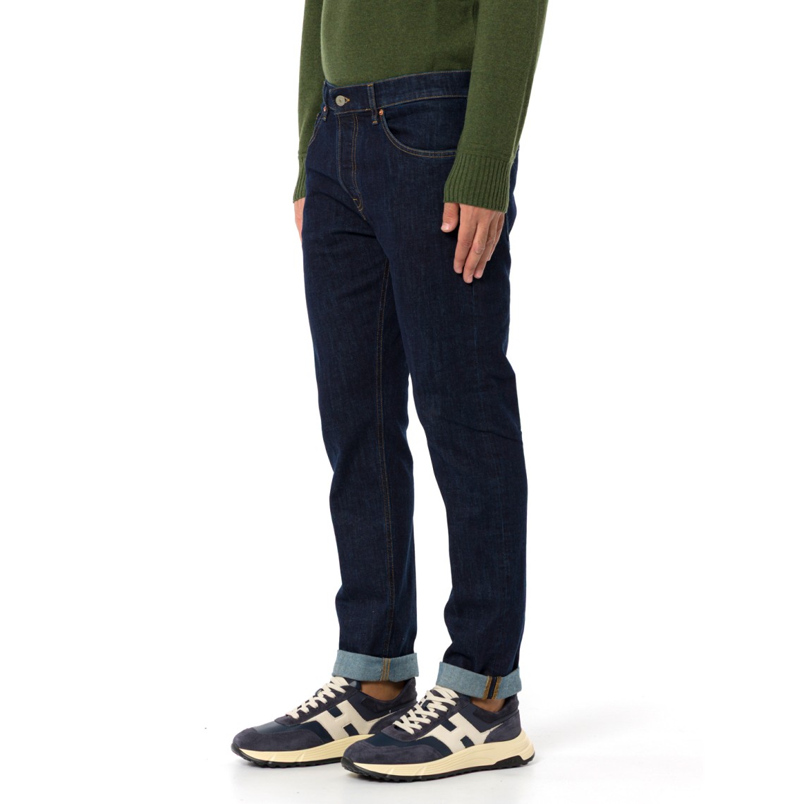 Jeans Icon Dondup in denim di cotone