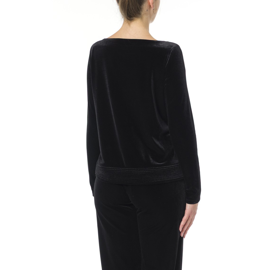 Blusa Emporio Armani in velluto