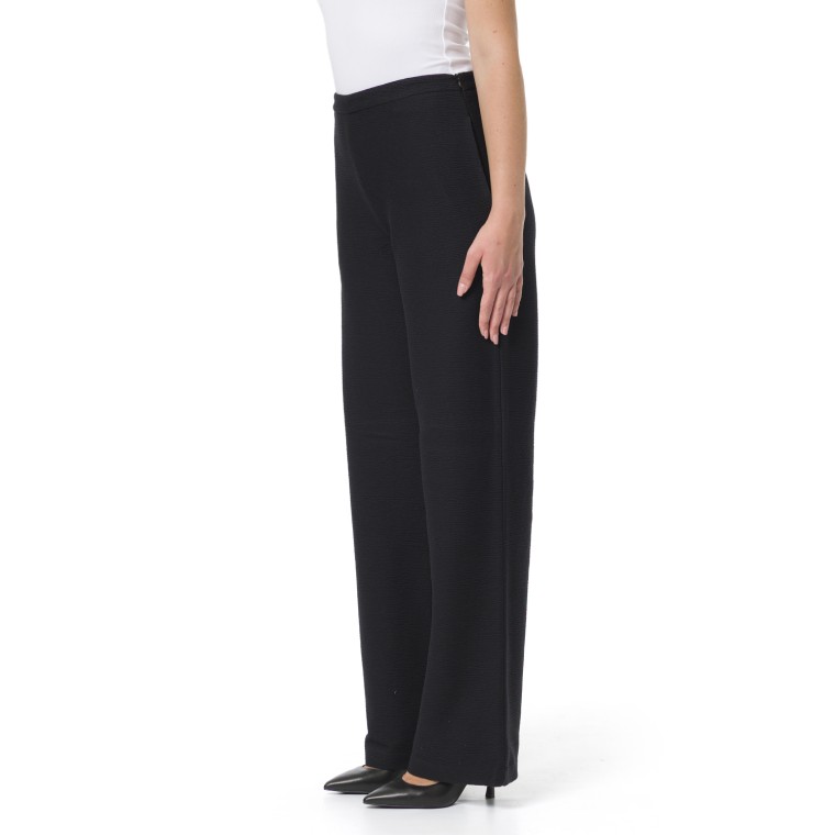 Pantalone palazzo Emporio Armani in misto cotone