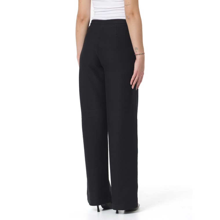 Pantalone palazzo Emporio Armani in misto cotone
