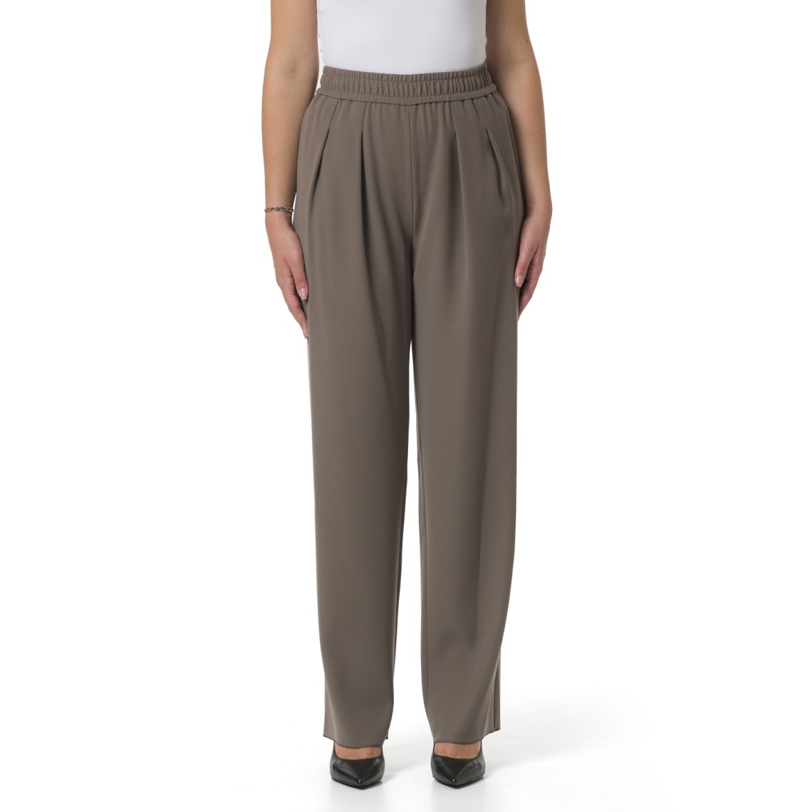 Pantaloni con pinces Emporio Armani