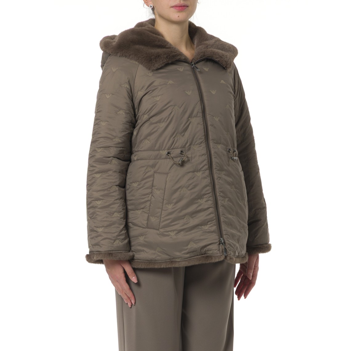 Blouson reversibile con cappuccio Emporio Armani
