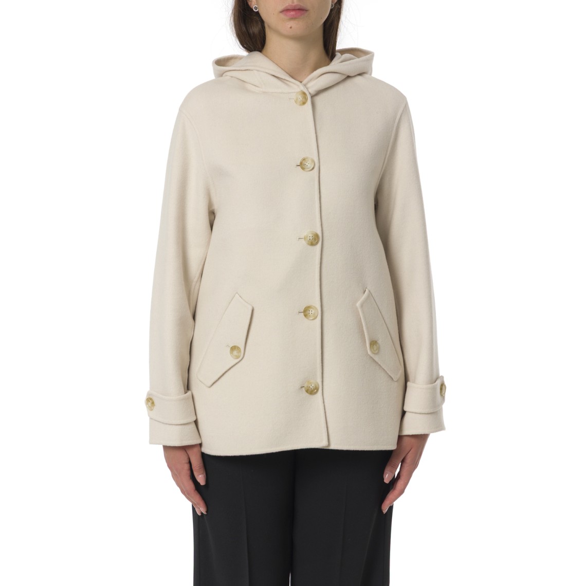 Giaccone in blend di lana double Pennyblack