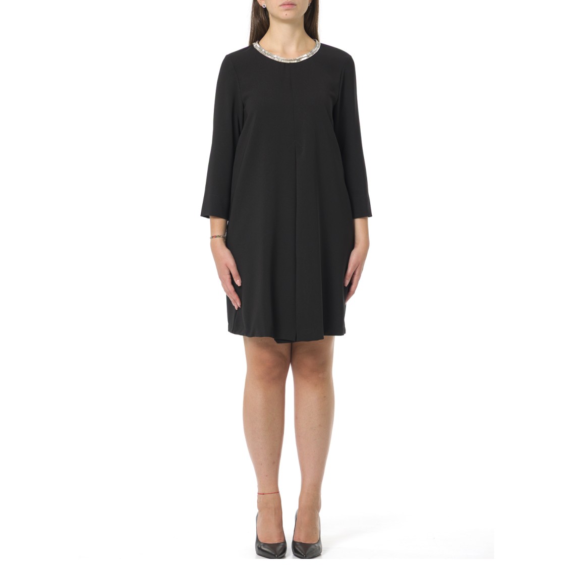 Abito in cady con strass Pennyblack