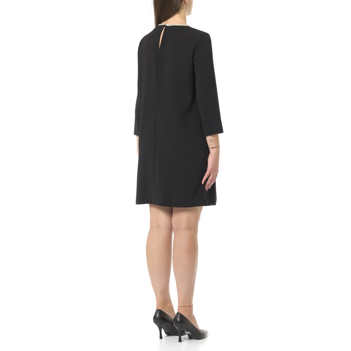 Abito in cady con strass Pennyblack