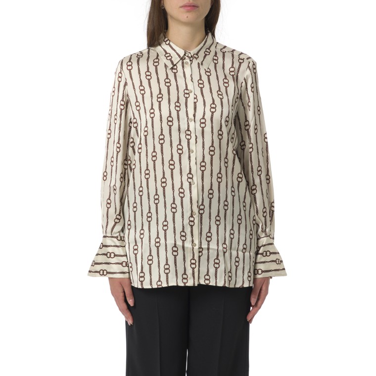 Camicia in raso a fantasia Pennyblack