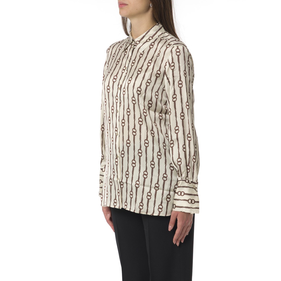 Camicia in raso a fantasia Pennyblack