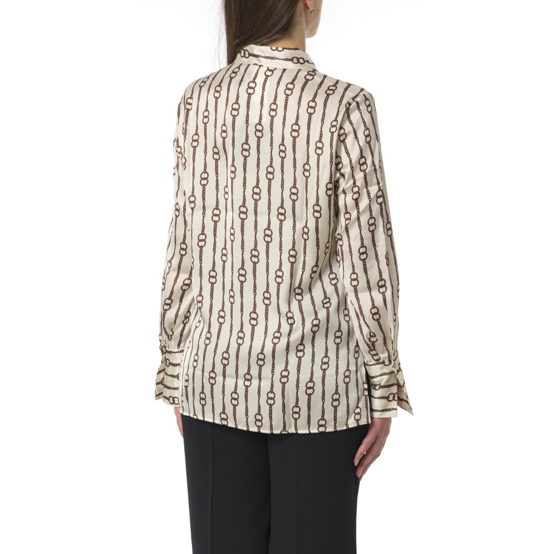 Camicia in raso a fantasia Pennyblack