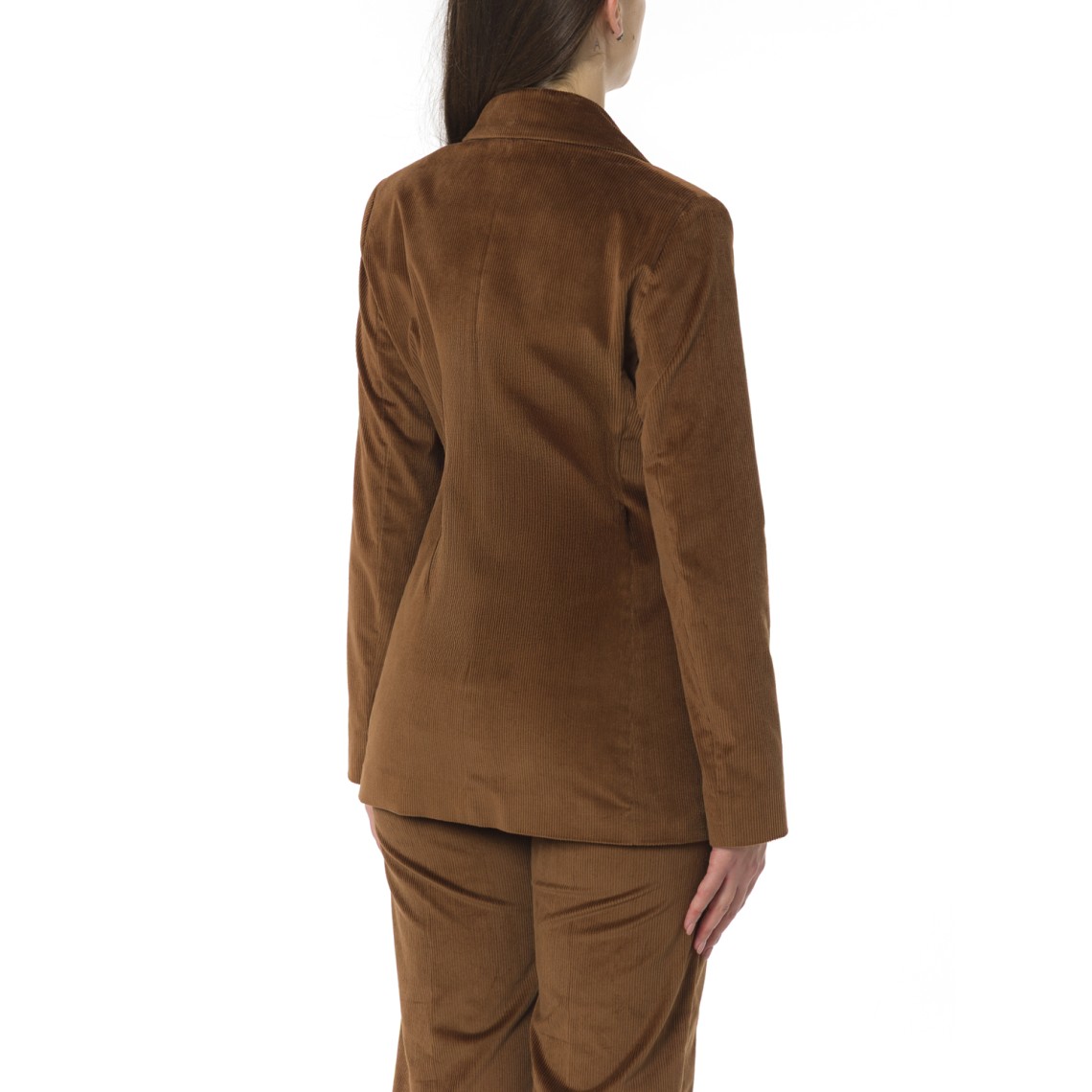 Blazer doppiopetto in velluto a coste Pennyblack