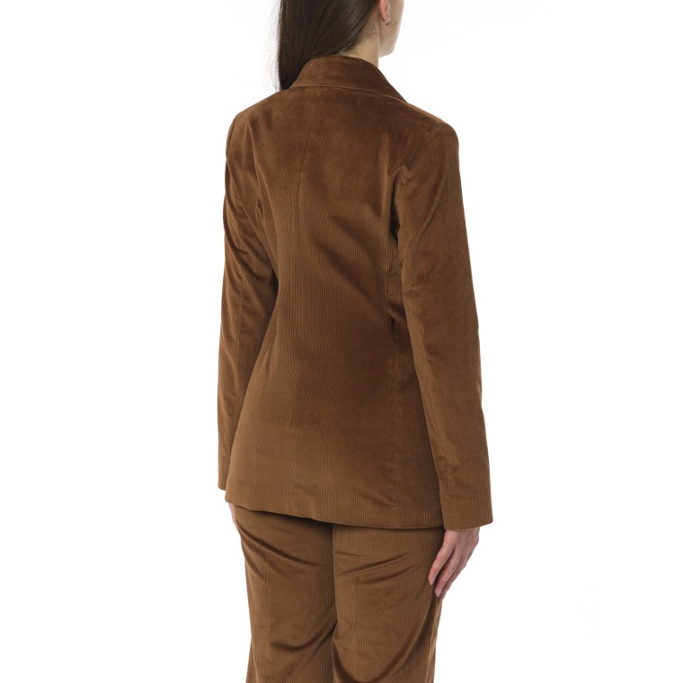 Blazer doppiopetto in velluto a coste Pennyblack