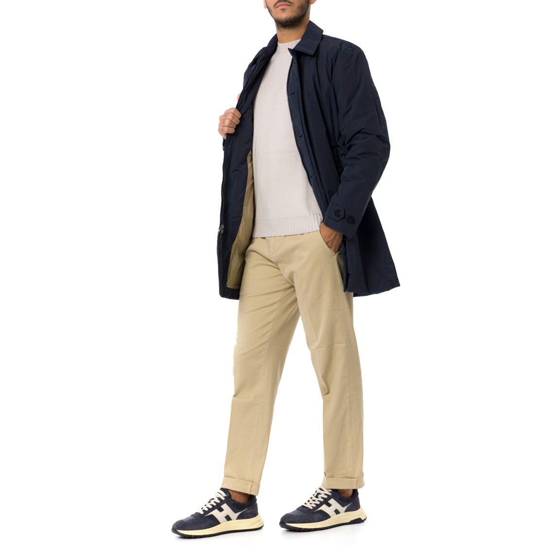 Cappotto tinto in capo in Peached Urban Touch Woolrich