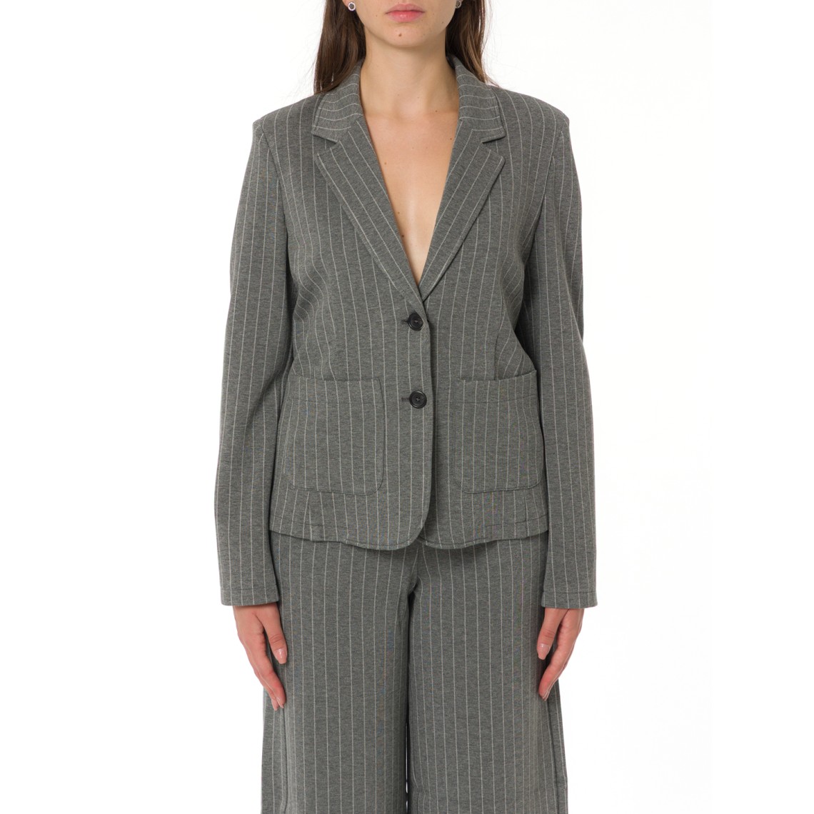 Giacca in jersey gessato Pennyblack