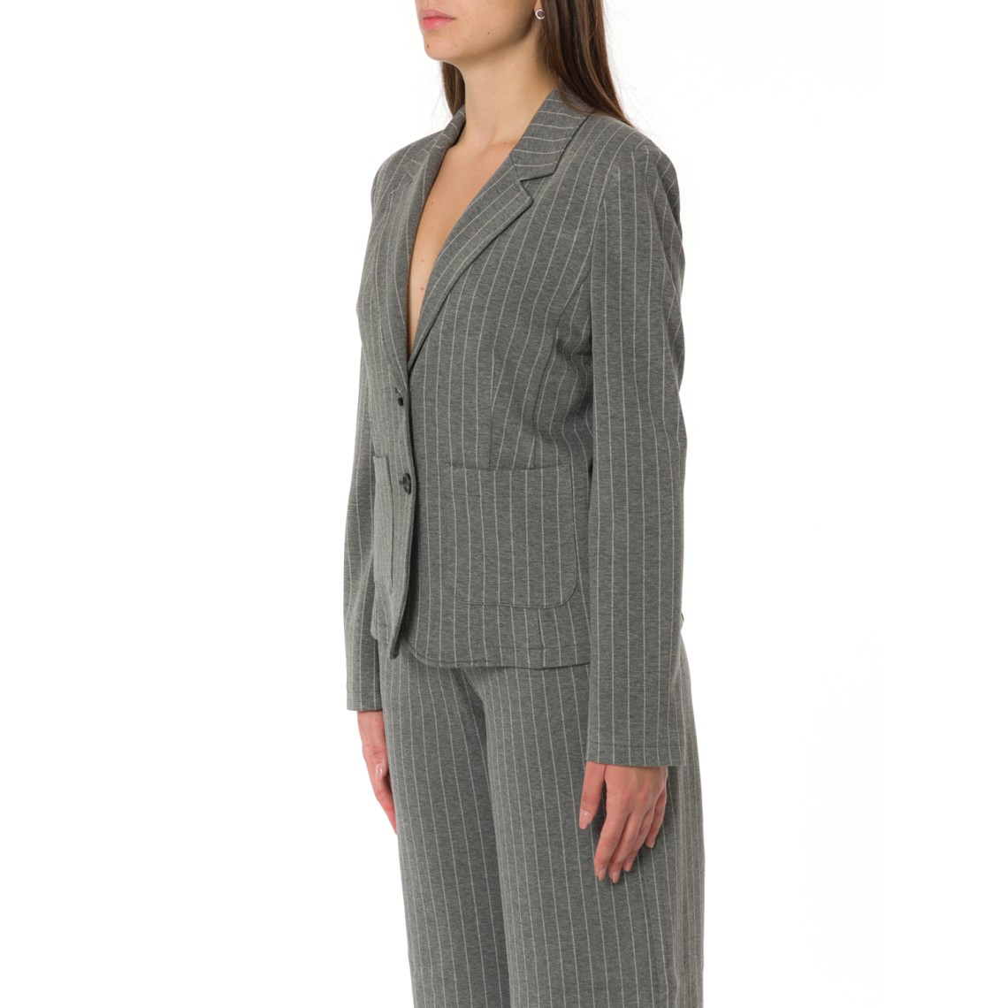 Giacca in jersey gessato Pennyblack