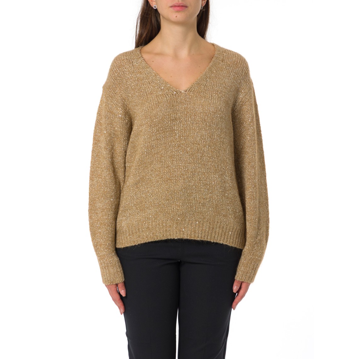 Maglia con micro-paillettes Pennyblack