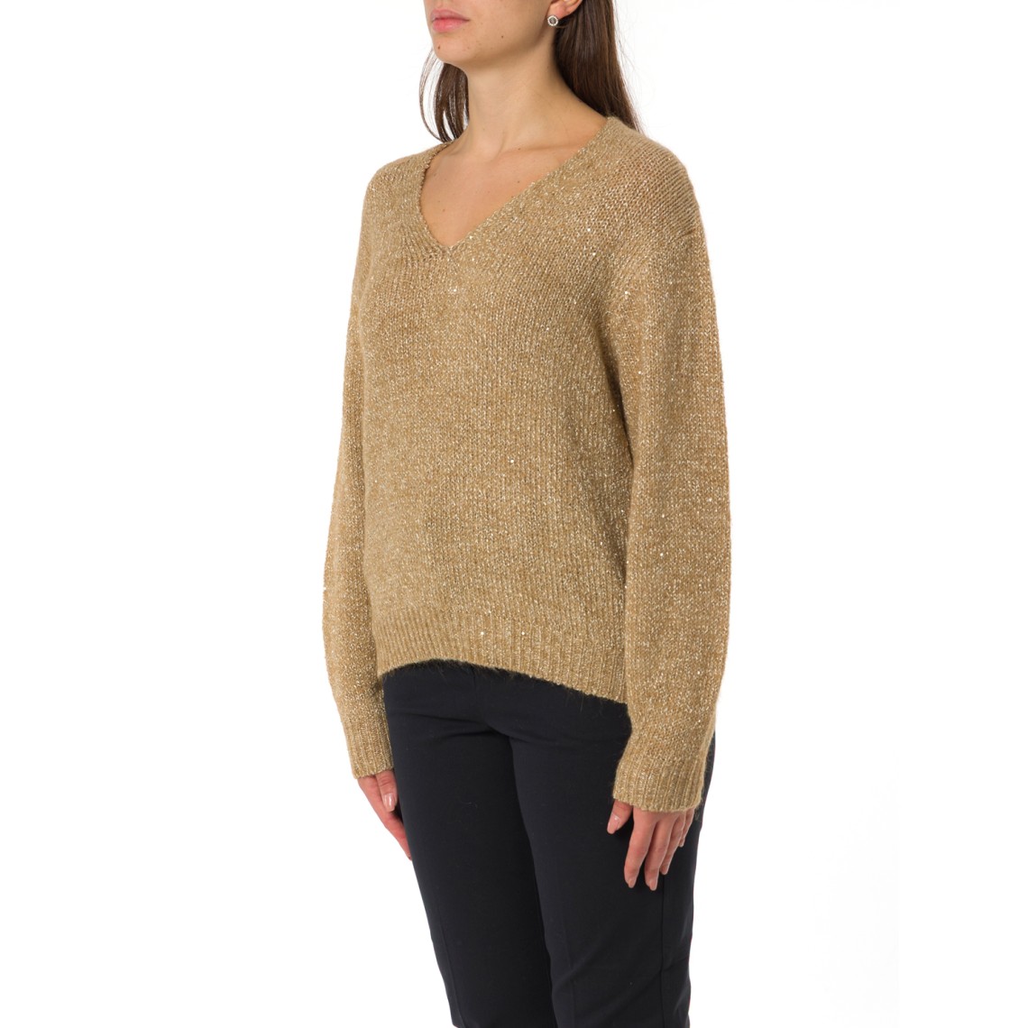 Maglia con micro-paillettes Pennyblack