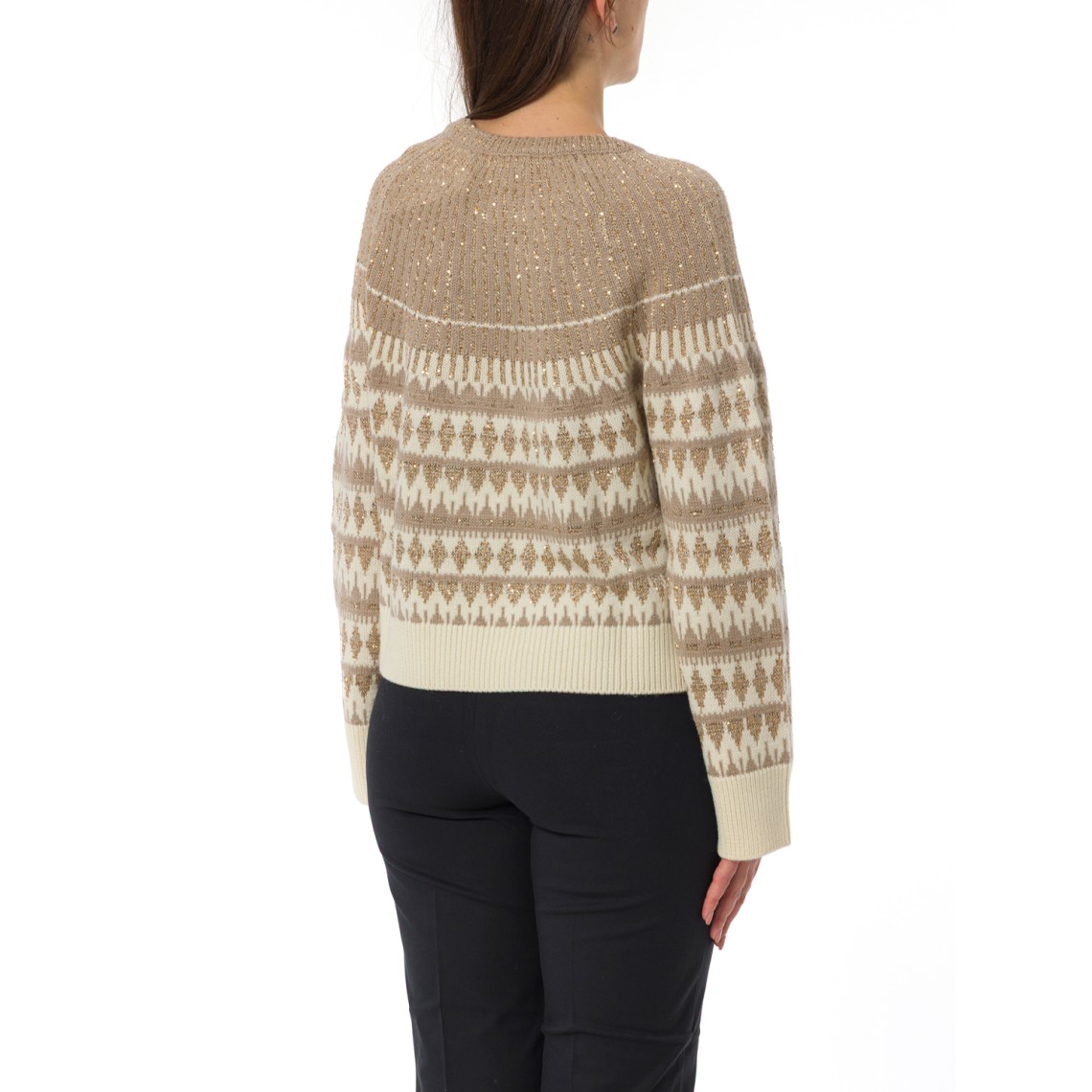 Maglia jacquard con paillettes Pennyblack