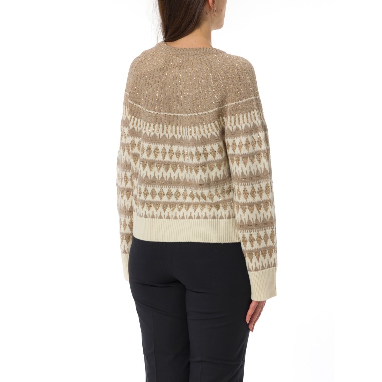 Maglia jacquard con paillettes Pennyblack