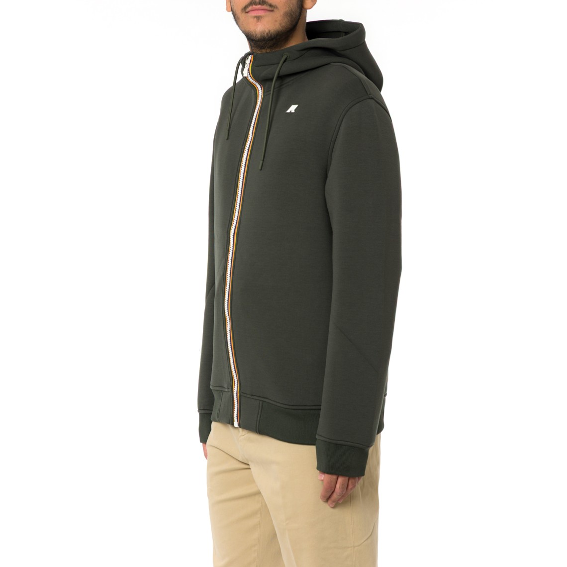 Felpa con zip e cappuccio Rainer Spacer K-Way