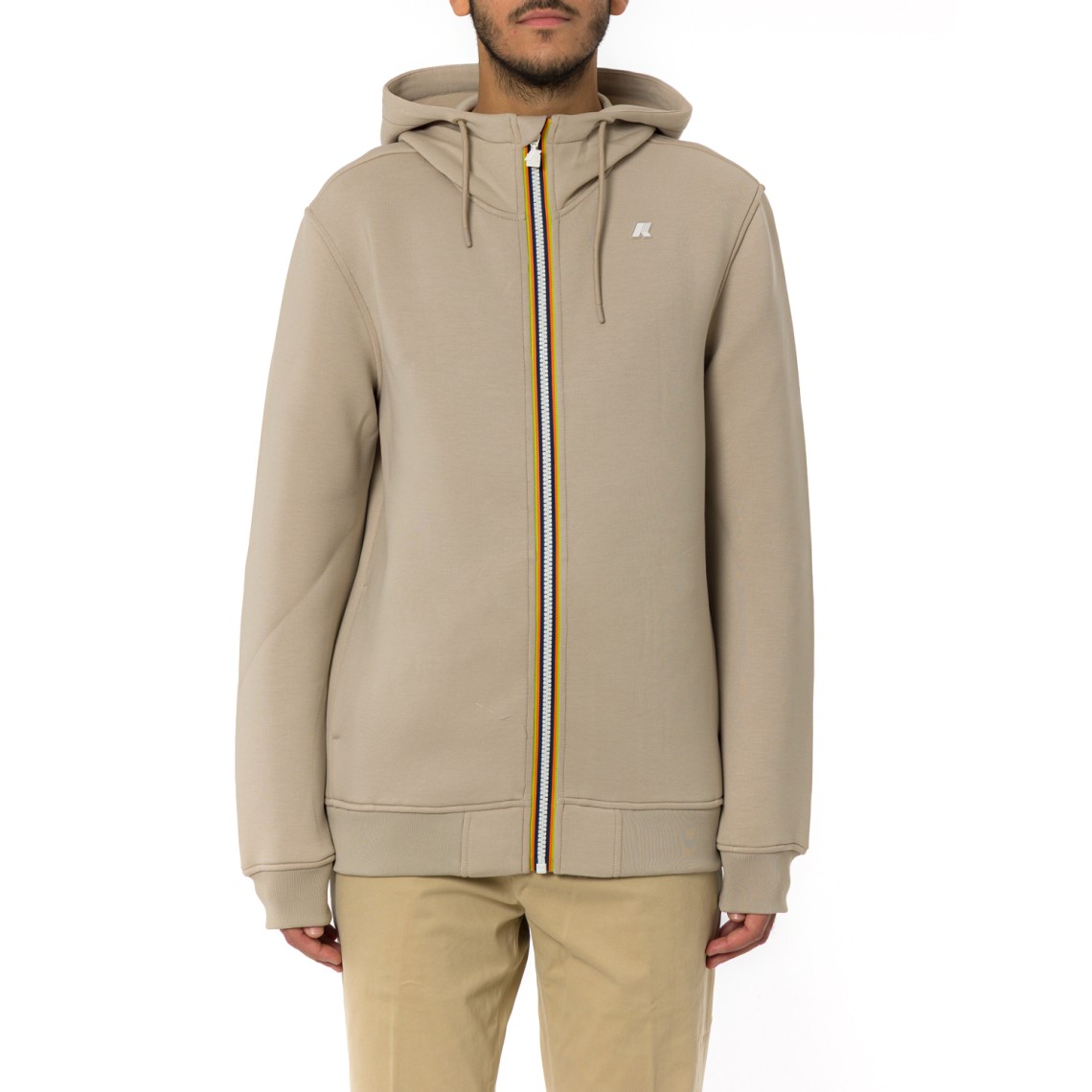 Felpa con zip e cappuccio Rainer Spacer K-Way