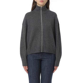 Cardigan a collo alto con zip Pennyblack