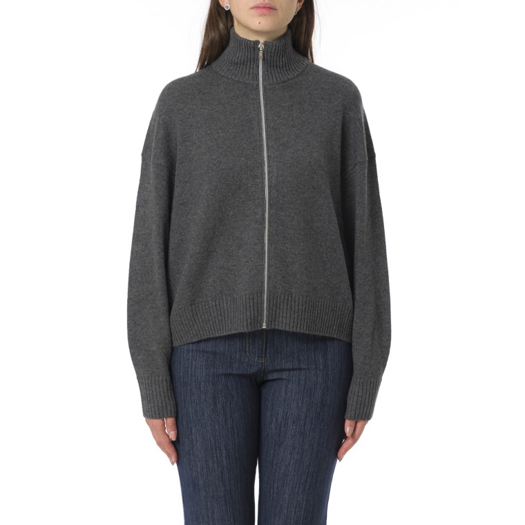 Cardigan a collo alto con zip Pennyblack