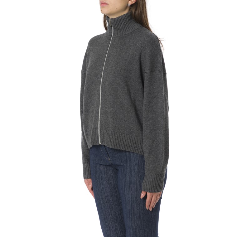 Cardigan a collo alto con zip Pennyblack
