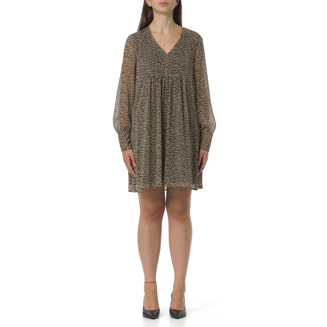 Abito in crépon maculato Pennyblack