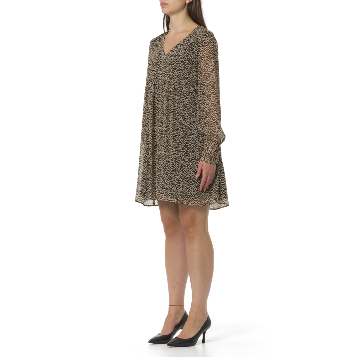 Abito in crépon maculato Pennyblack