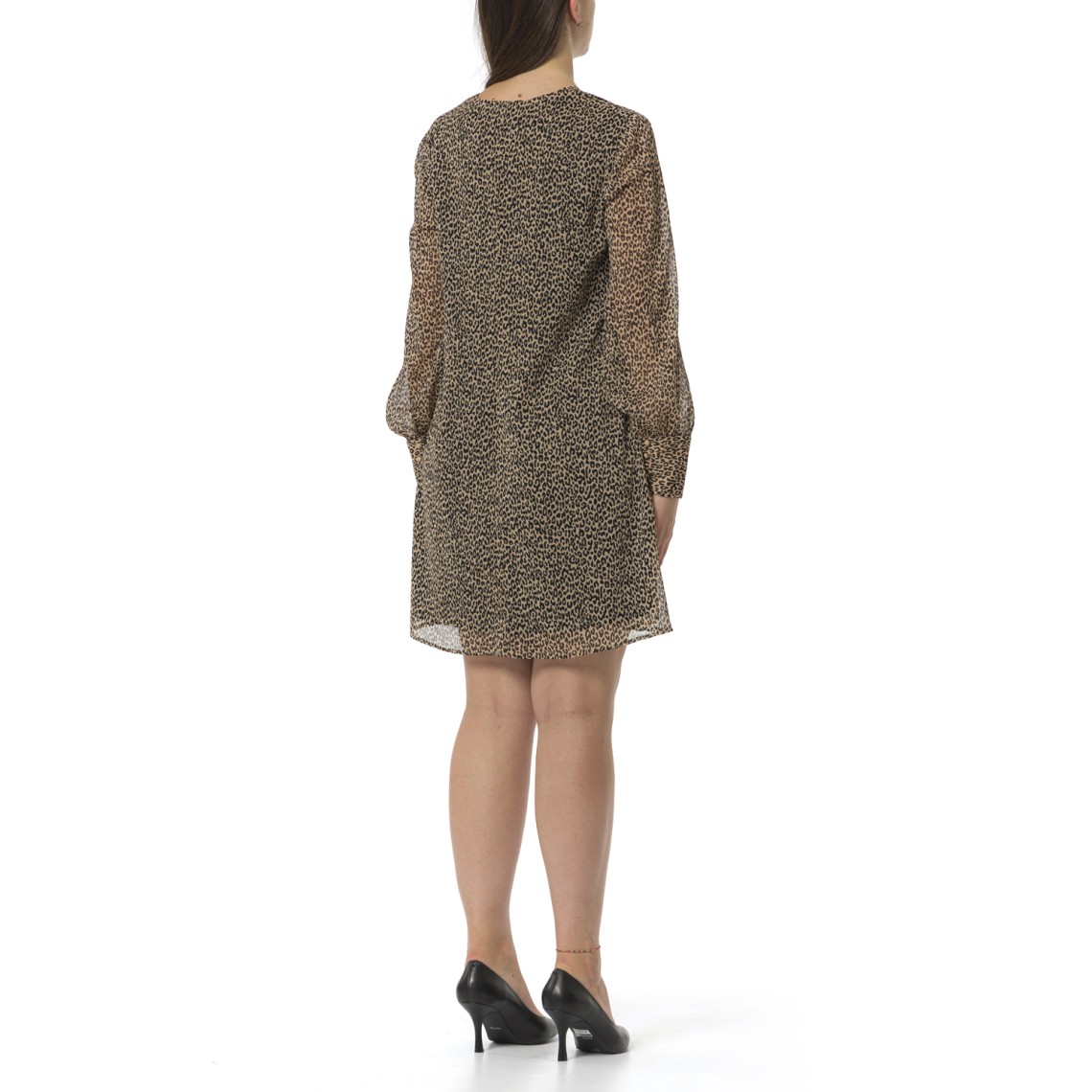 Abito in crépon maculato Pennyblack