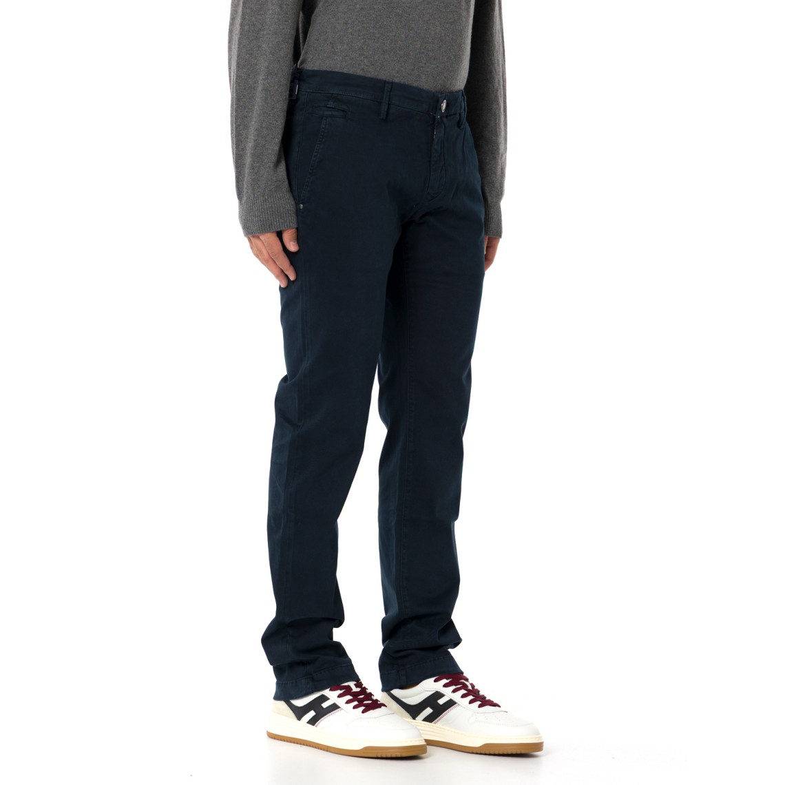 Pantalone Jacob Cohen slim fit Bobby Gabardine