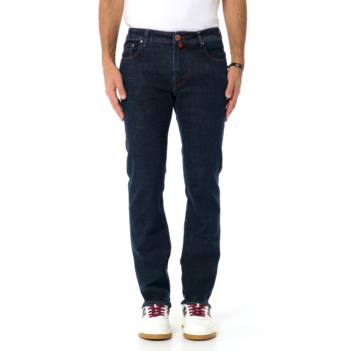 Jeans Jacob Cohen slim fit con zip Bard