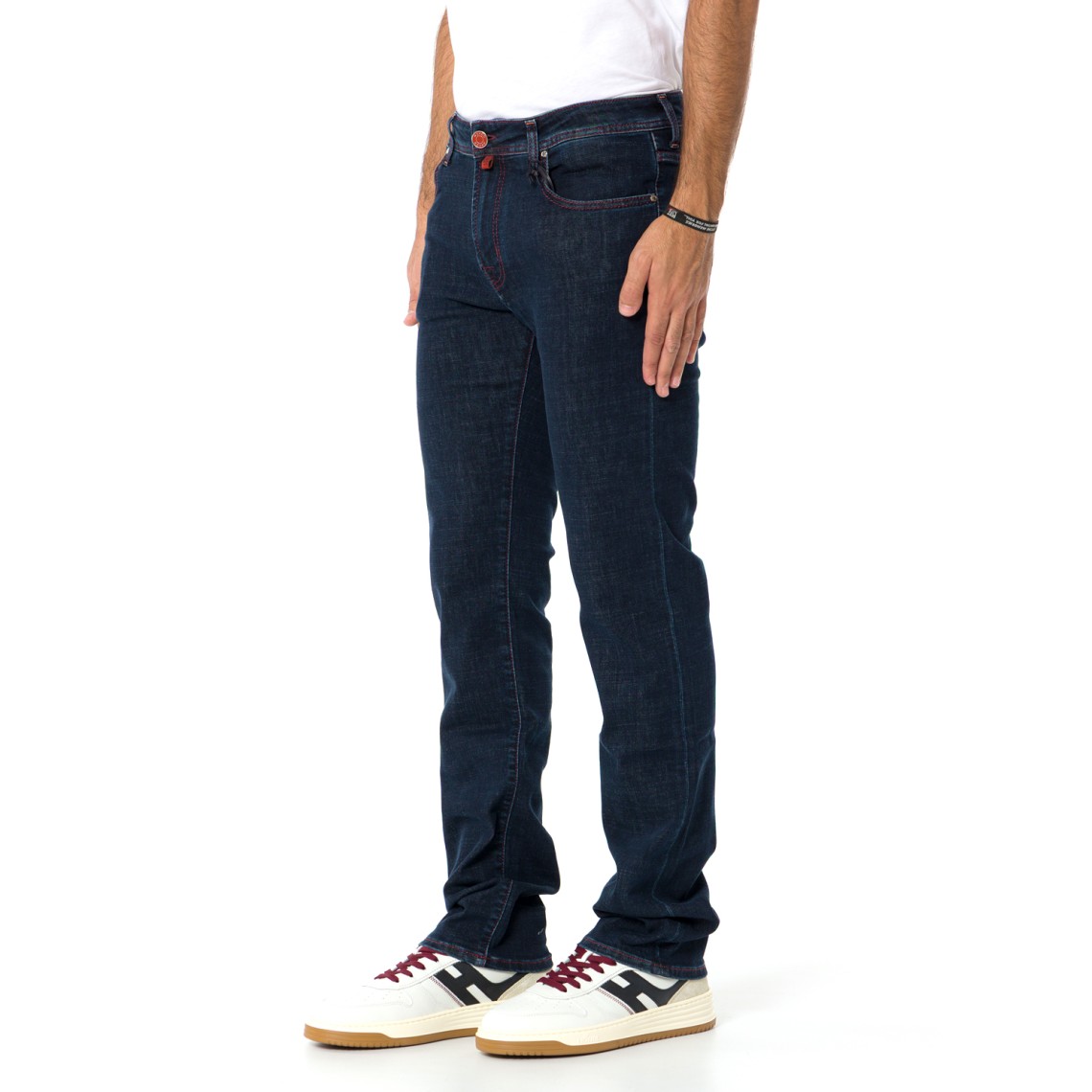 Jeans Jacob Cohen slim fit con zip Bard