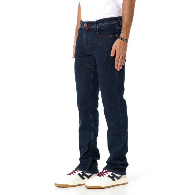 Jeans Jacob Cohen slim fit con zip Bard