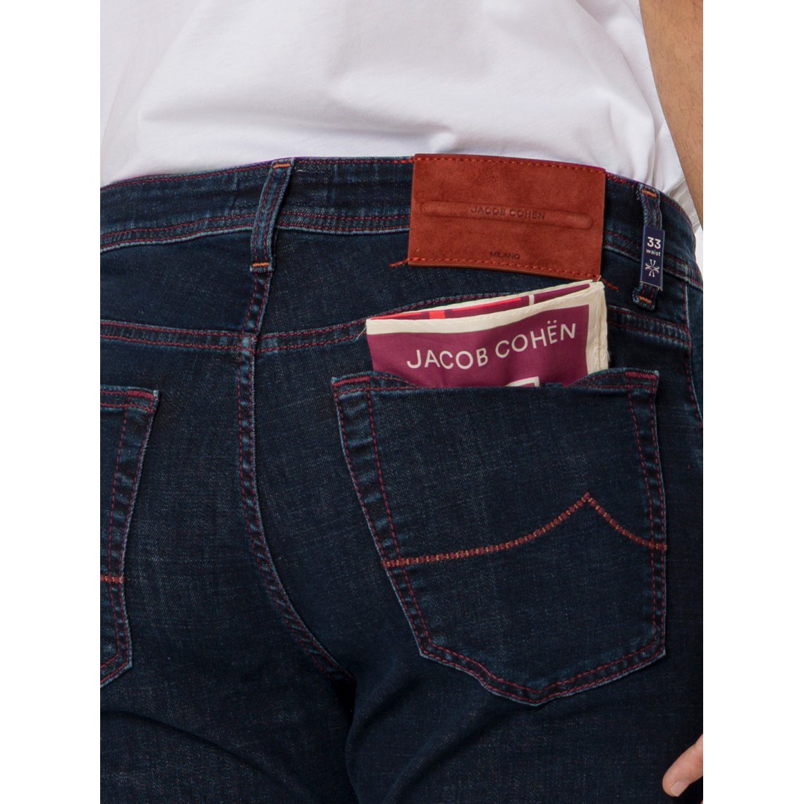 Jeans Jacob Cohen slim fit con zip Bard