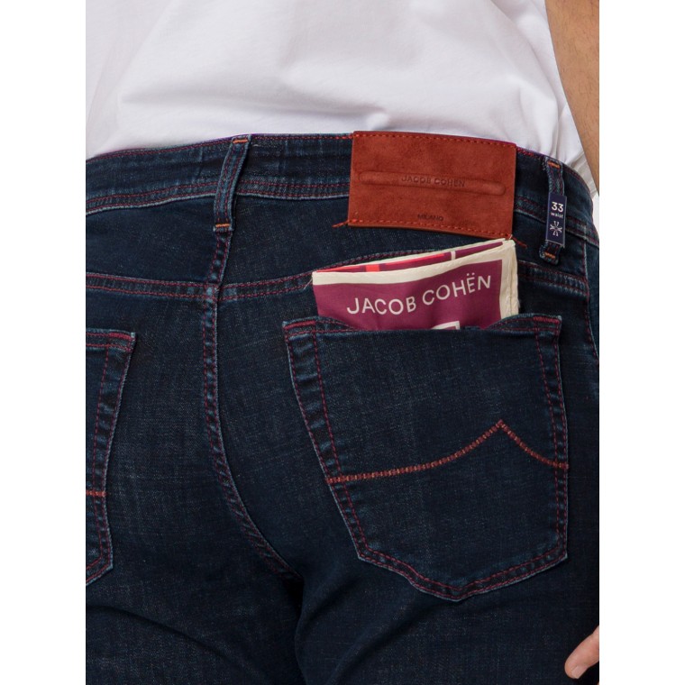 Jeans Jacob Cohen slim fit con zip Bard