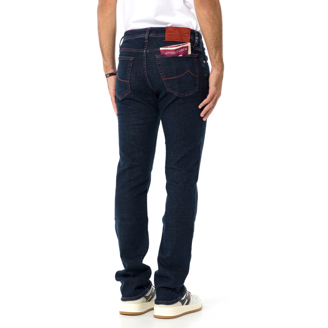 Jeans Jacob Cohen slim fit con zip Bard