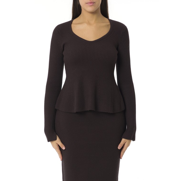 Maglia a costine Twinset