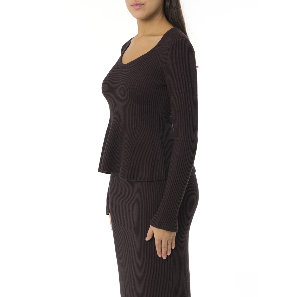 Maglia a costine Twinset