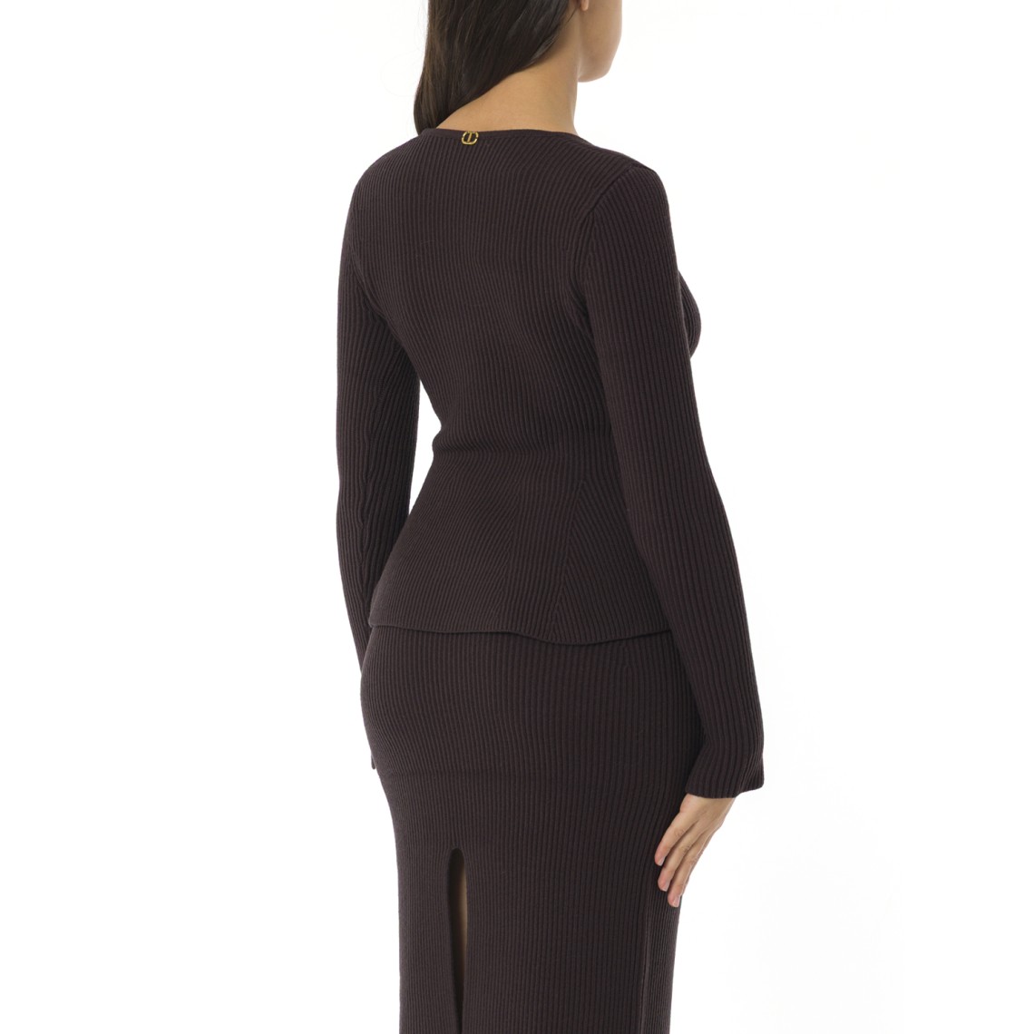 Maglia a costine Twinset