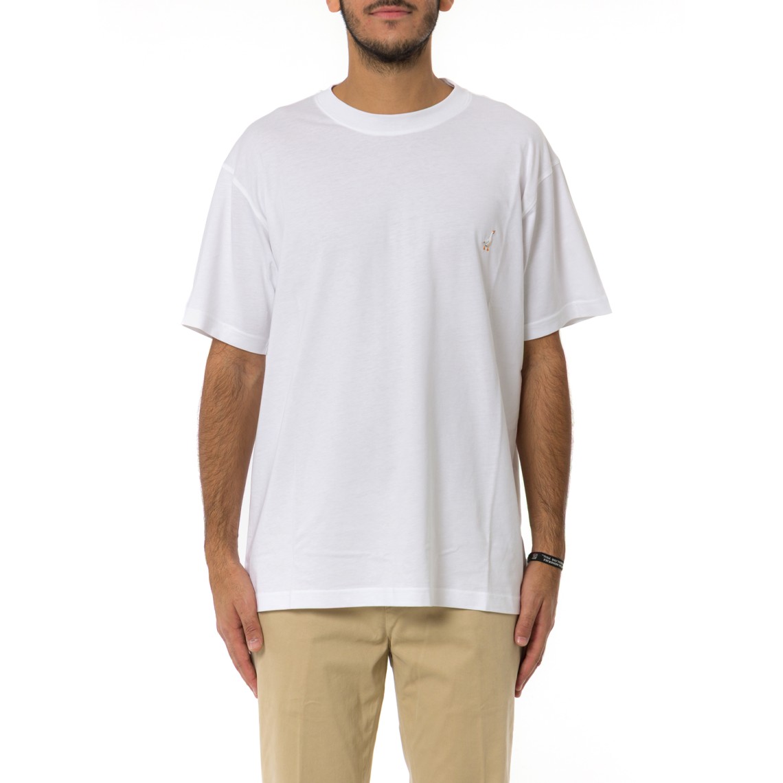 T-shirt in cotone con logo Moschino Couture