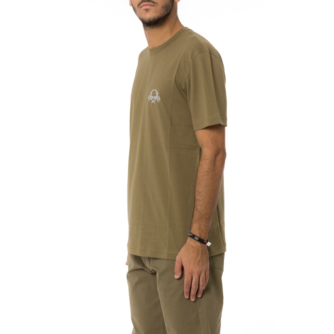 T-shirt in cotone con logo Moschino Couture