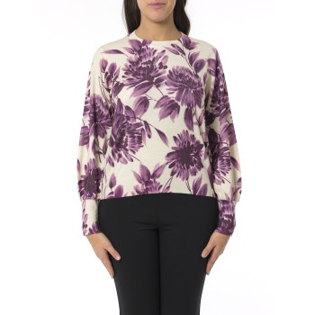 Maglia girocollo stampata Twinset
